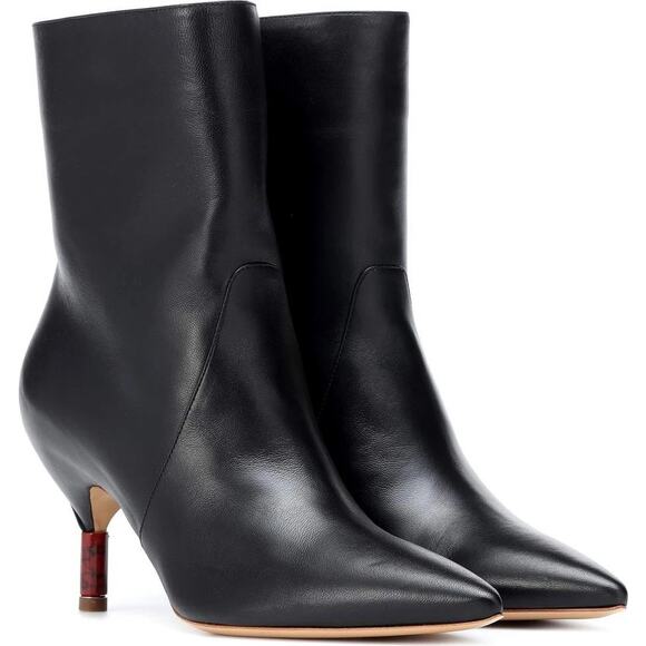 GABRIELA HEARST Black Mariana Ankle Leather Boots size 36 - Picture 2 of 13